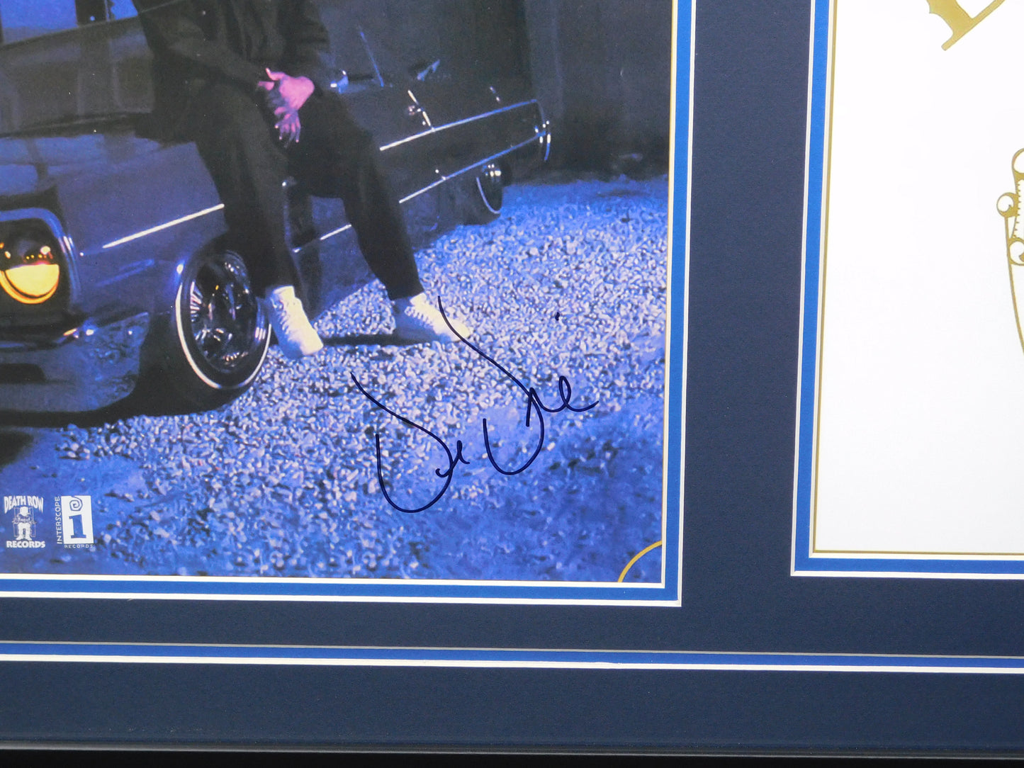 Dr. Dre Signed Autographed Framed Album Insert Photo The Chronic Aftermath NWA JSA LOA