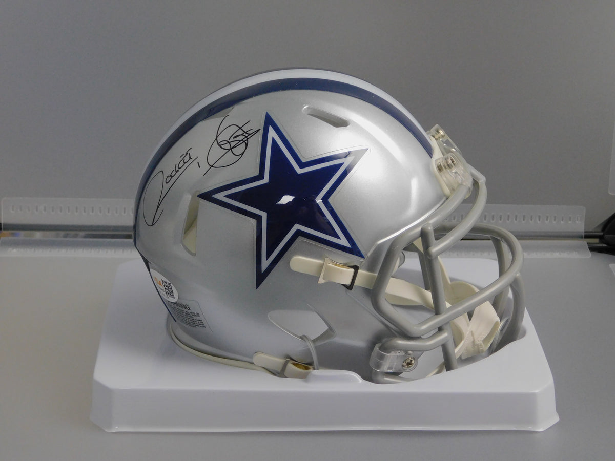 Raghib Rocket Ismail Signed Autographed Dallas Cowboys Mini Helmet JSA COA