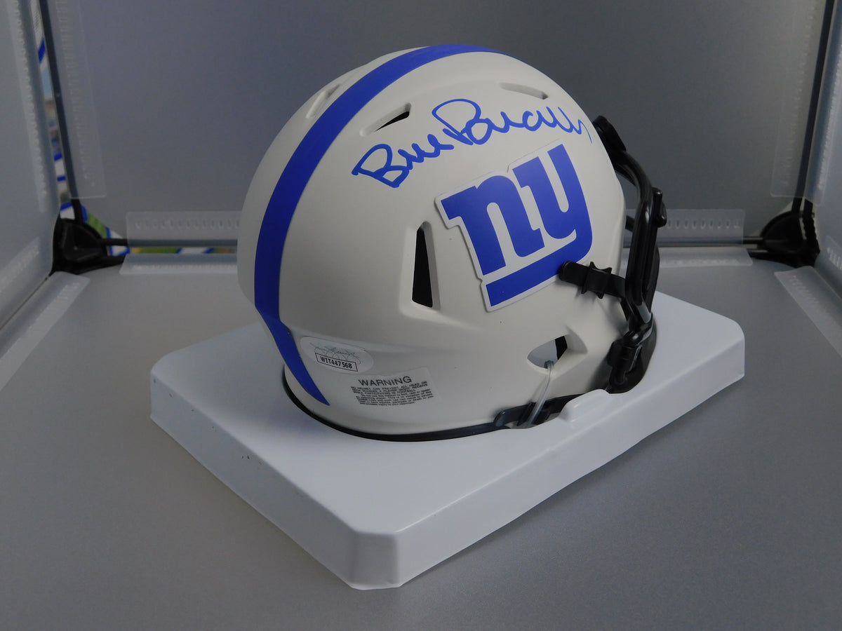 Bill Parcells Signed Autograph New York Giants Lunar Eclipse Mini Helmet JSA COA