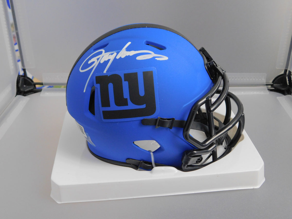 Lawrence Taylor Signed Autographed New York Giants Rave Mini Helmet BAS COA