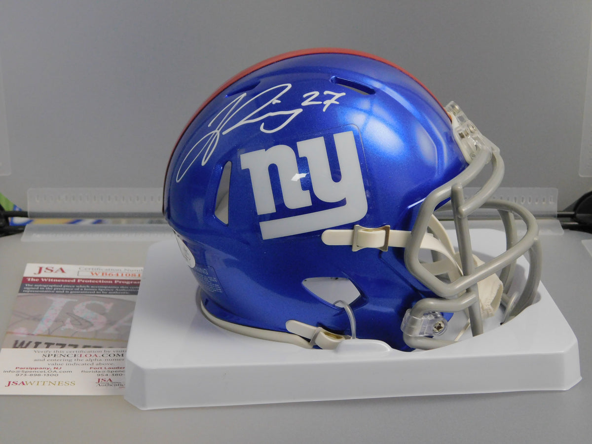 Jason Pinnock Signed Autographed New York Giants Speed Mini Helmet JSA COA