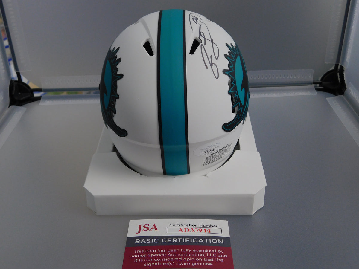 Jason Taylor Signed Autographed Miami Dolphins Lunar Eclipse Mini Helmet JSA COA