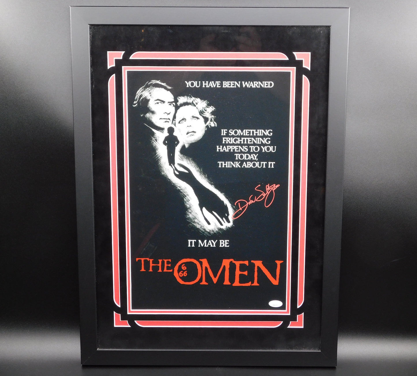 David Seltzer Signed Autographed Framed 12x18 Photo The Omen Writer Creator JSA COA B