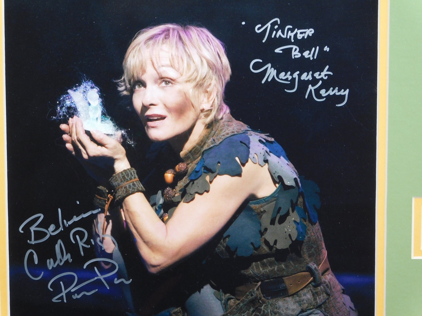 Margaret Kerry & Cathy Rigby Dual Signed Framed 11x14 Photo Peter Pan Tinkerbell JSA COA