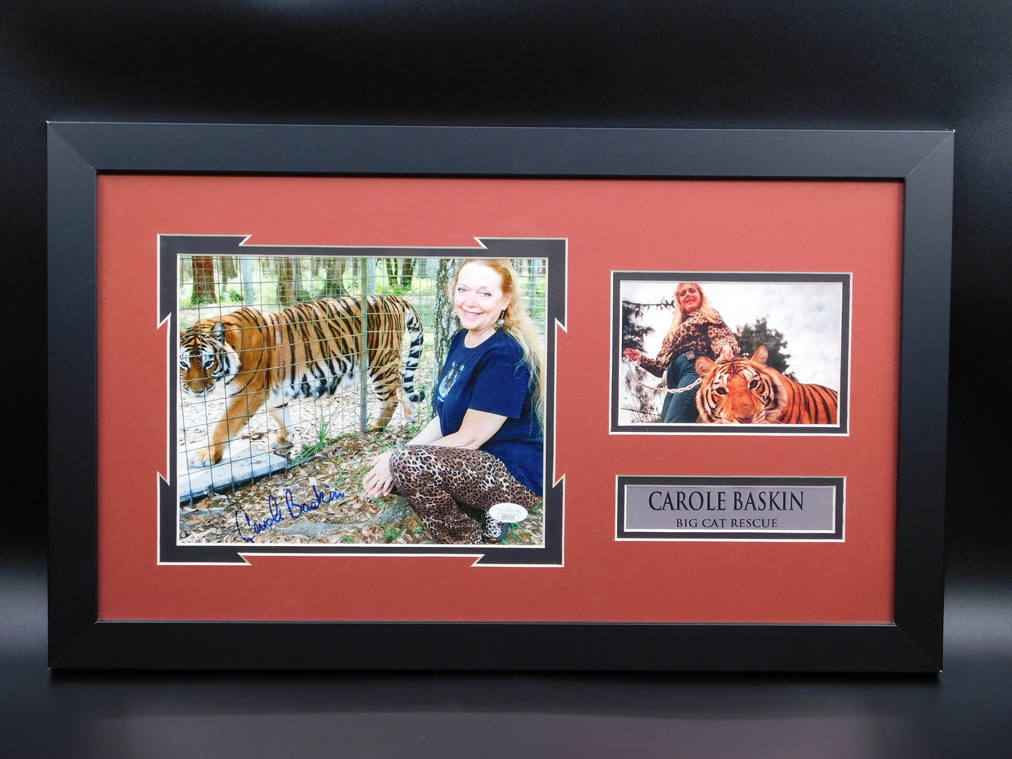 Carole Baskin Signed Autographed Framed 8x10 Photo Tiger King Big Cat Rescue JSA COA