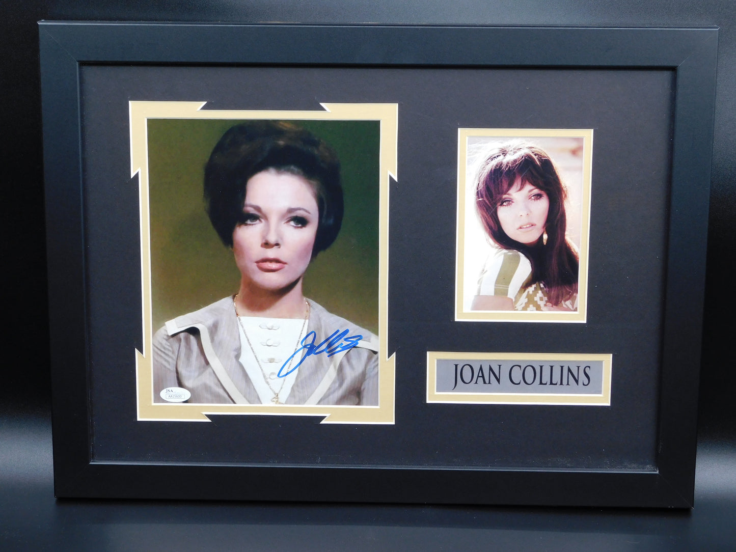Joan Collins Signed Autographed Framed 8x10 Photo Dynasty Emmy Award Winner JSA COA A