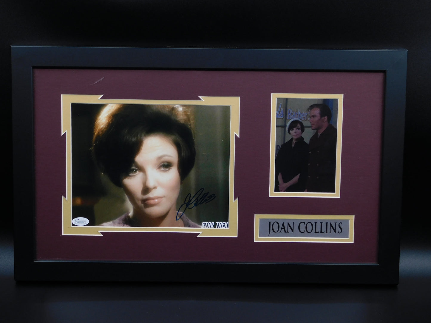 Joan Collins Signed Autographed Framed 8x10 Photo Dynasty Emmy Award Winner JSA COA B