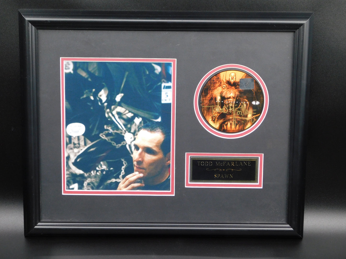 Todd McFarlane Signed Autographed Framed Display Spawn Spider-Man McFarlane COA