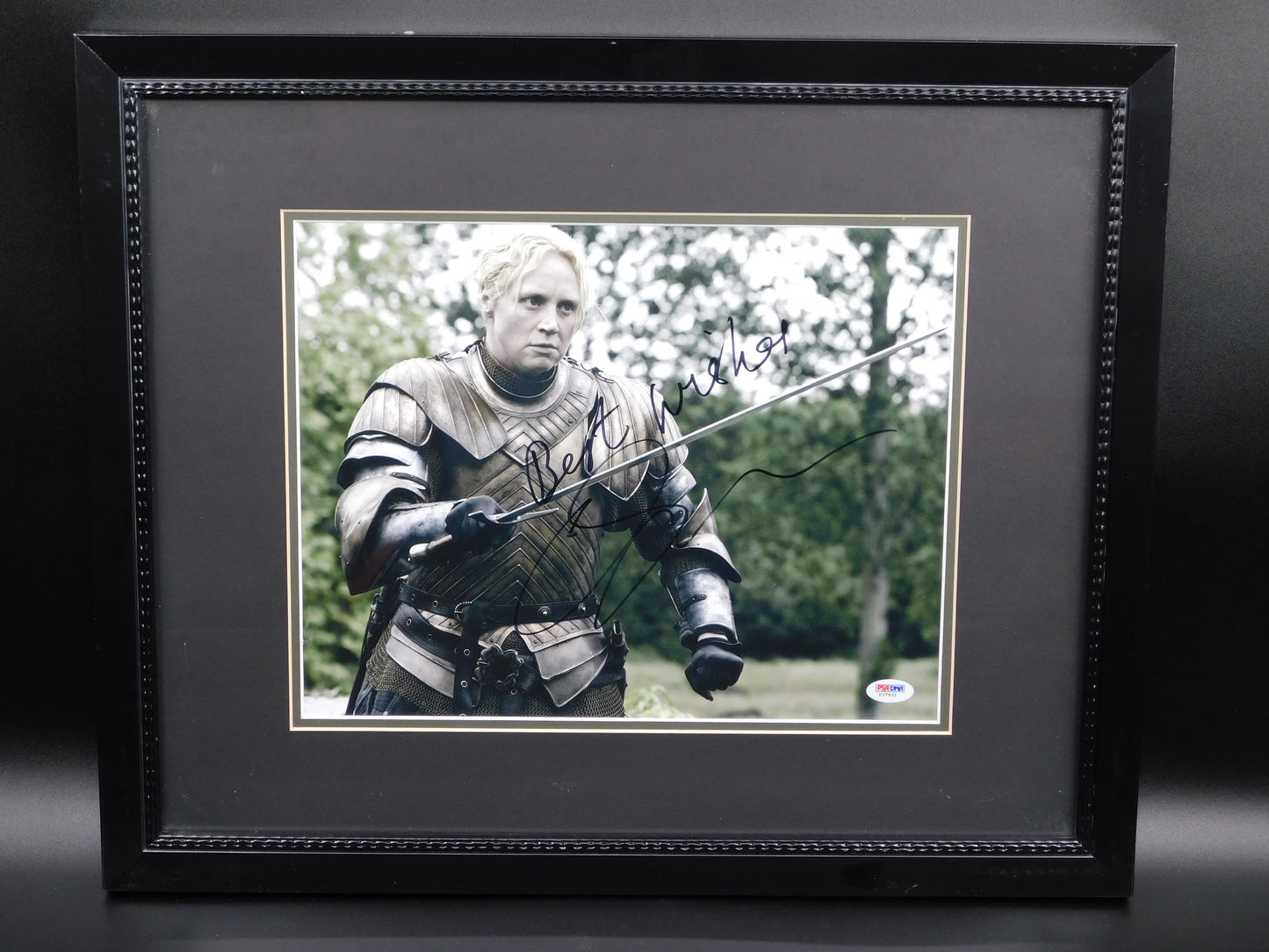 Gwendoline Christie Signed Autographed Framed 11x14 Photo Game of Thrones GOT PSA COA