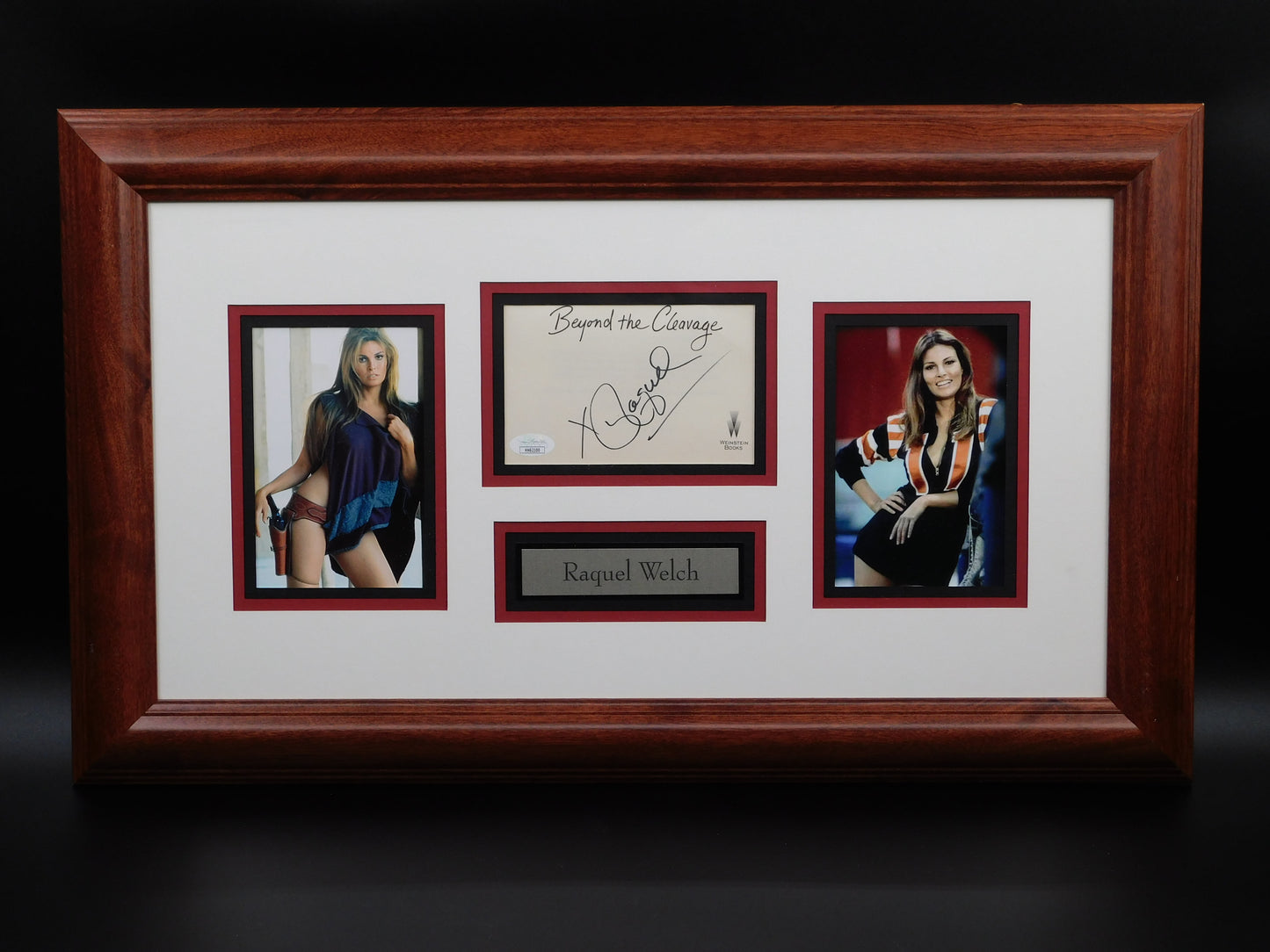 Raquel Welch Signed Autographed Framed Cut Fantastic Voyage 3 Musketeers JSA COA