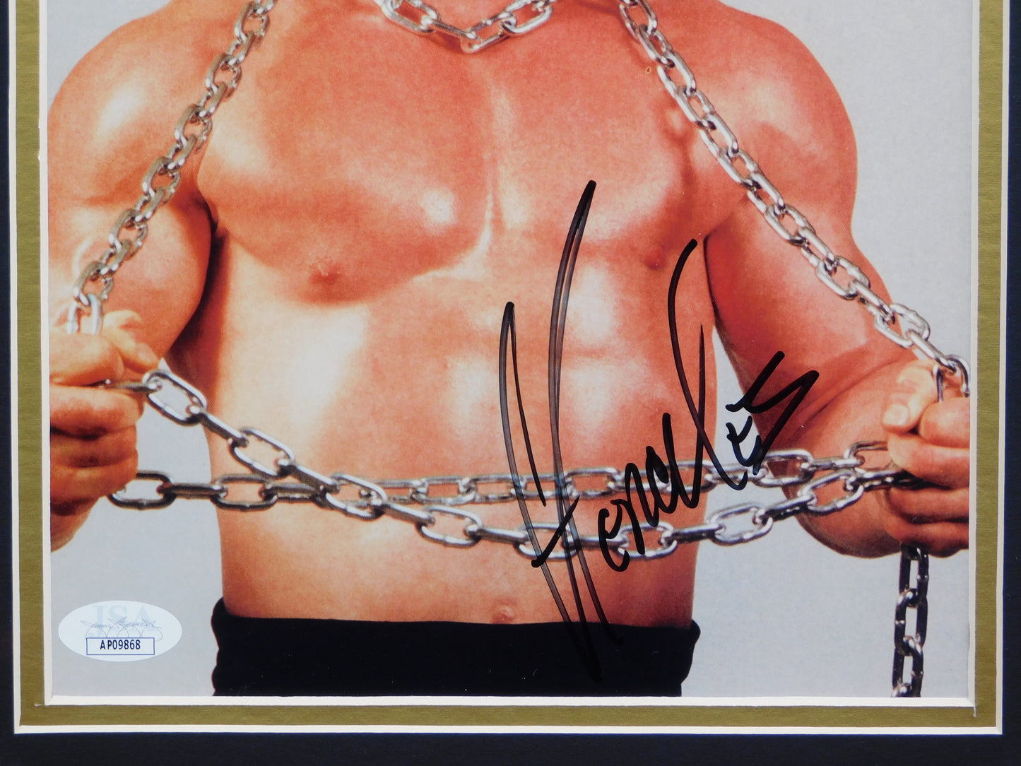 Hercules Hernandez Signed Autographed Framed 8x10 Photo WWE WWF WCW JSA COA