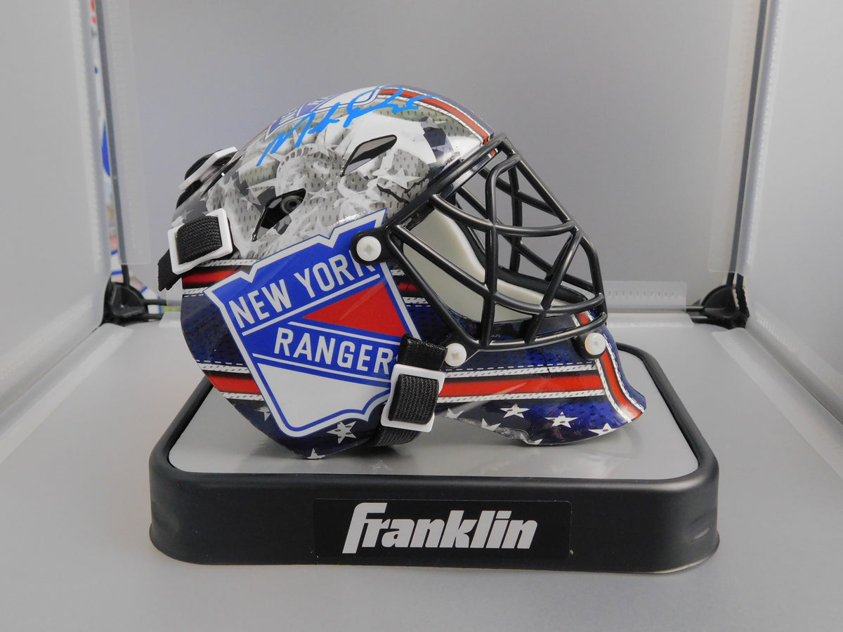 Mike Richter Signed Autographed New York Rangers Mini Goalie Mask New JSA COA