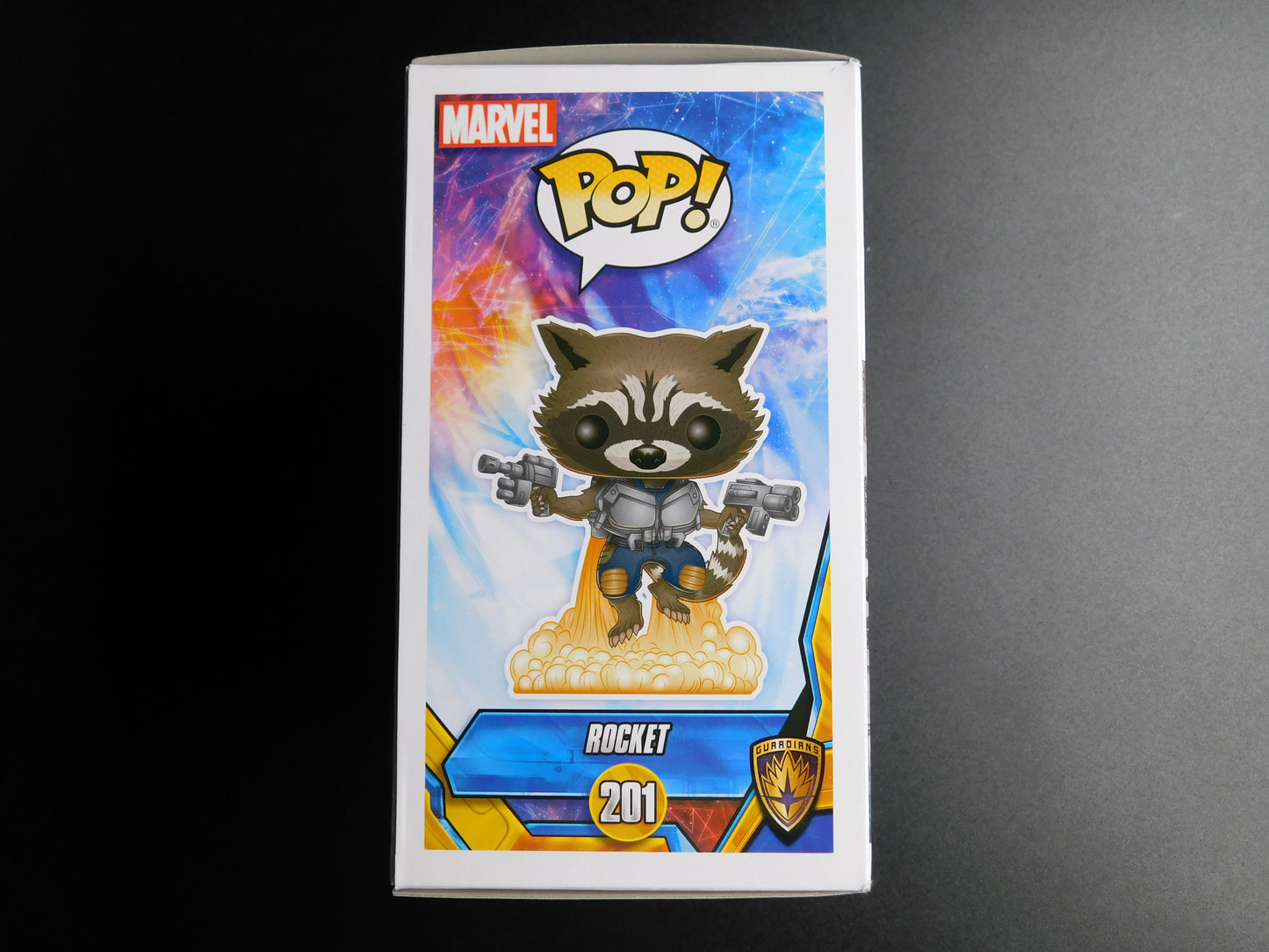 Bradley Cooper Signed Autographed Funko Pop 201 Rocket Marvel Guardians of the Galaxy BAS COA