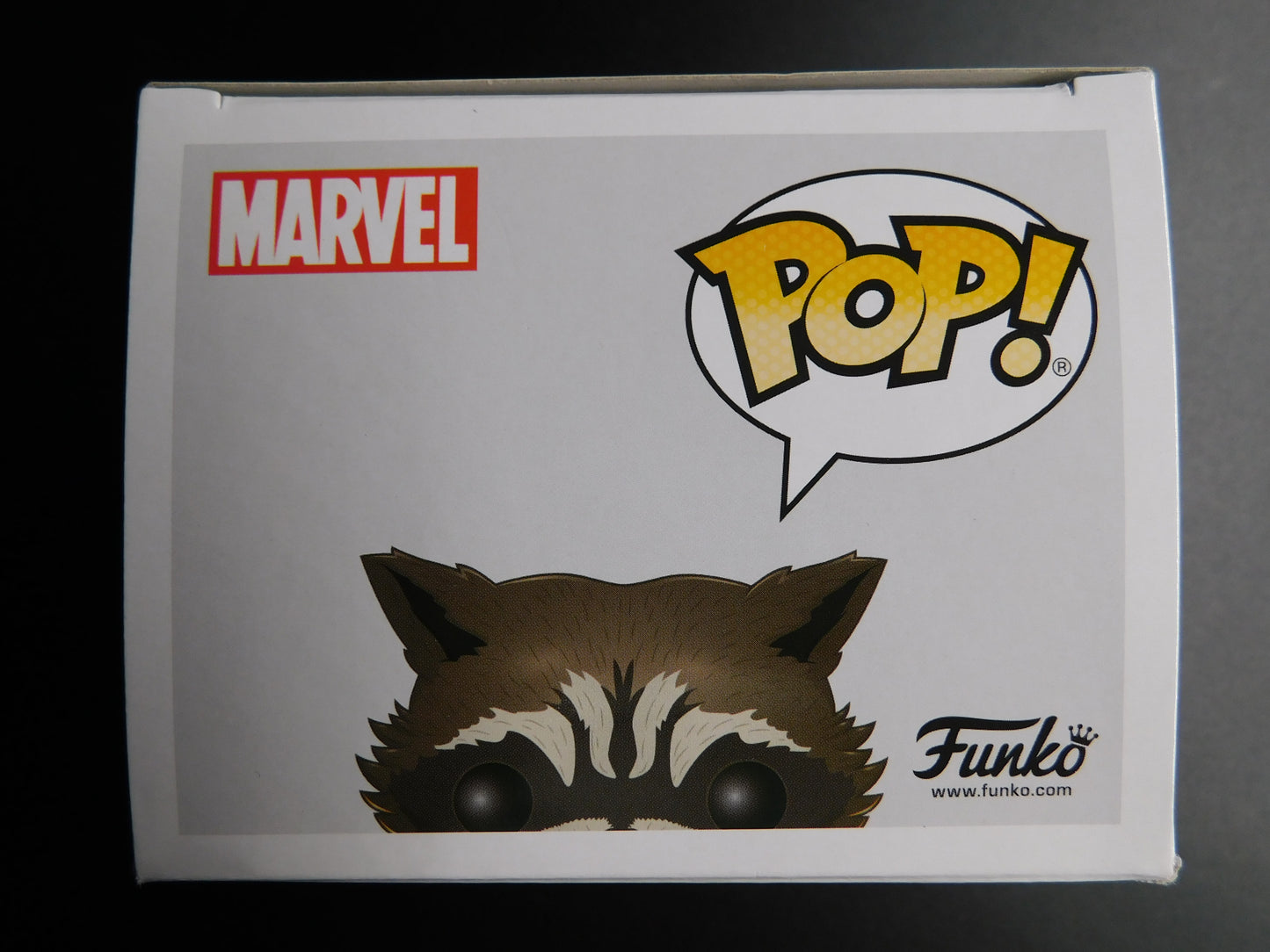Bradley Cooper Signed Autographed Funko Pop 201 Rocket Marvel Guardians of the Galaxy BAS COA