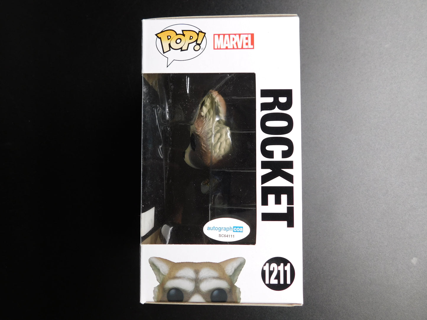 Bradley Cooper Signed Autographed Funko Pop 1211 Rocket Marvel Guardians Box Lunch Exclusive BAS COA