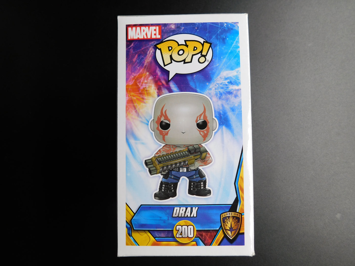 Dave Bautista Signed Autographed Funko Pop 200 Drax Marvel Guardians of the Galaxy BAS COA