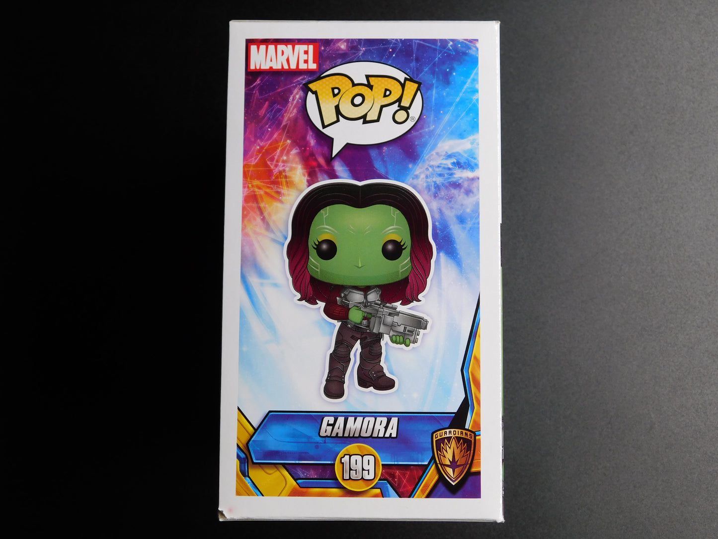 Zoe Saldana Signed Autographed Funko Pop 199 Guardians of the Galaxy Marvel BAS COA