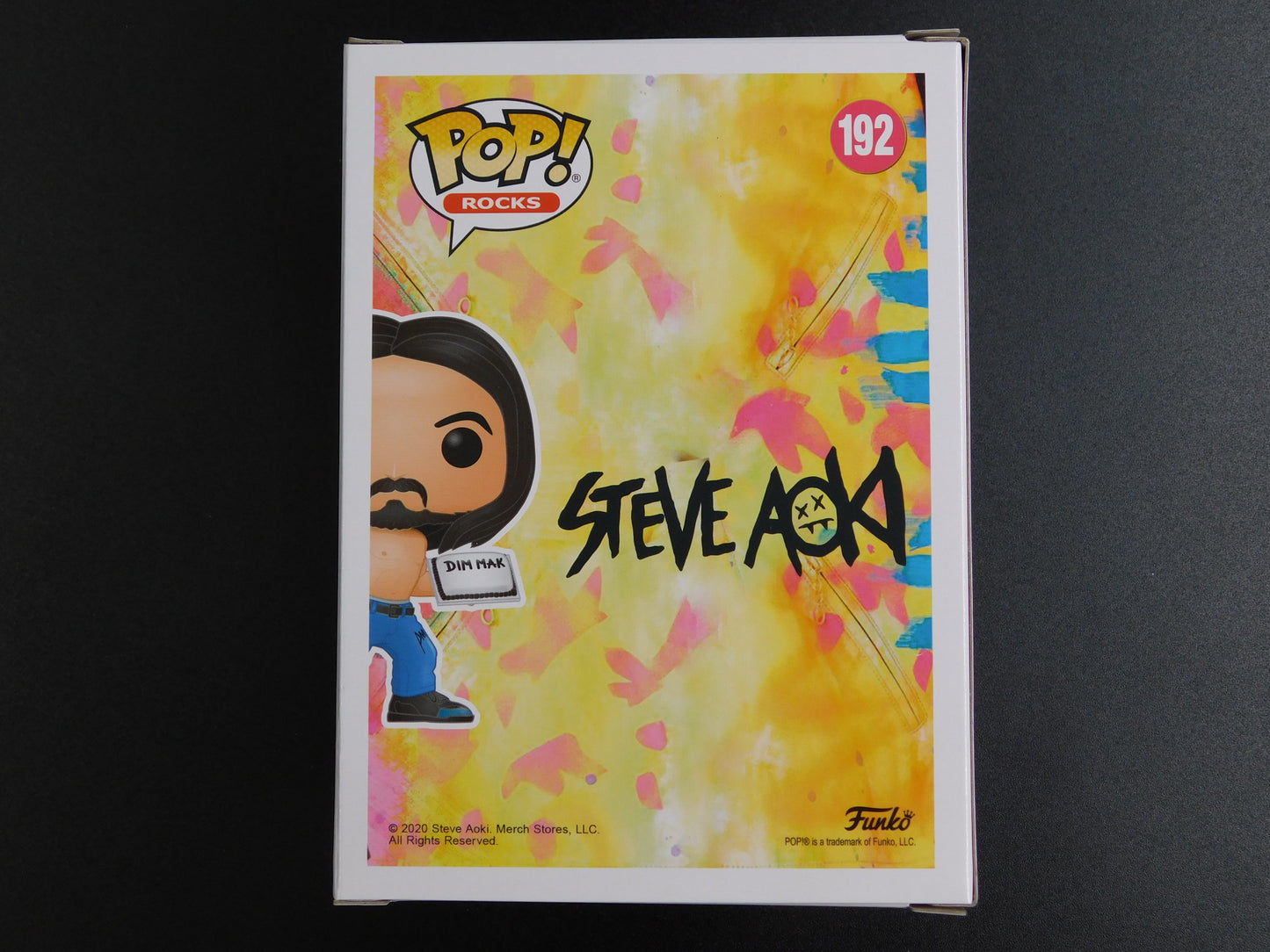 Steve Aoki Signed Autographed Funko Pop 192 EDC DJ Dim Mak Cake Music JSA COA B