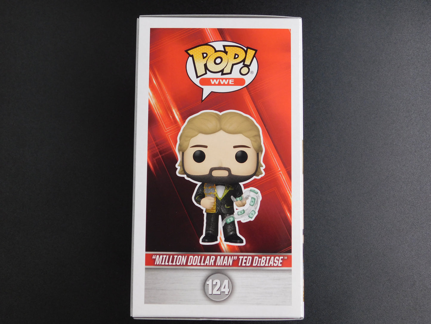 Ted DiBiase Signed Autographed Funko Pop 124 WWE Million Dollar Man WWF WWE JSA COA A