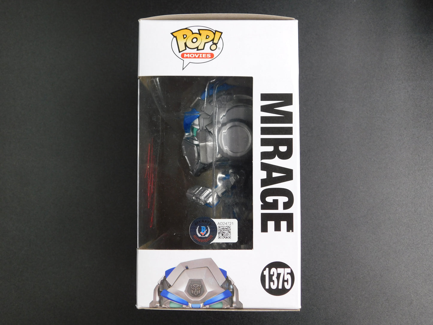 Pete Davidson Signed Autographed Funko Pop 1375 Mirage Transformers BAS COA A