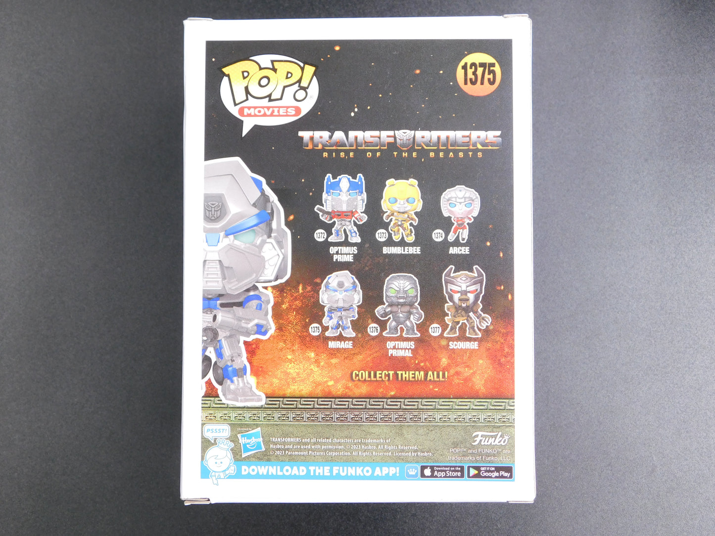 Pete Davidson Signed Autographed Funko Pop 1375 Mirage Transformers BAS COA A