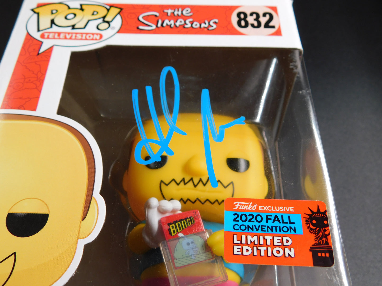 Hank Azaria Signed Autographed Funko Pop 832 Comic Book Guy The Simpsons JSA COA