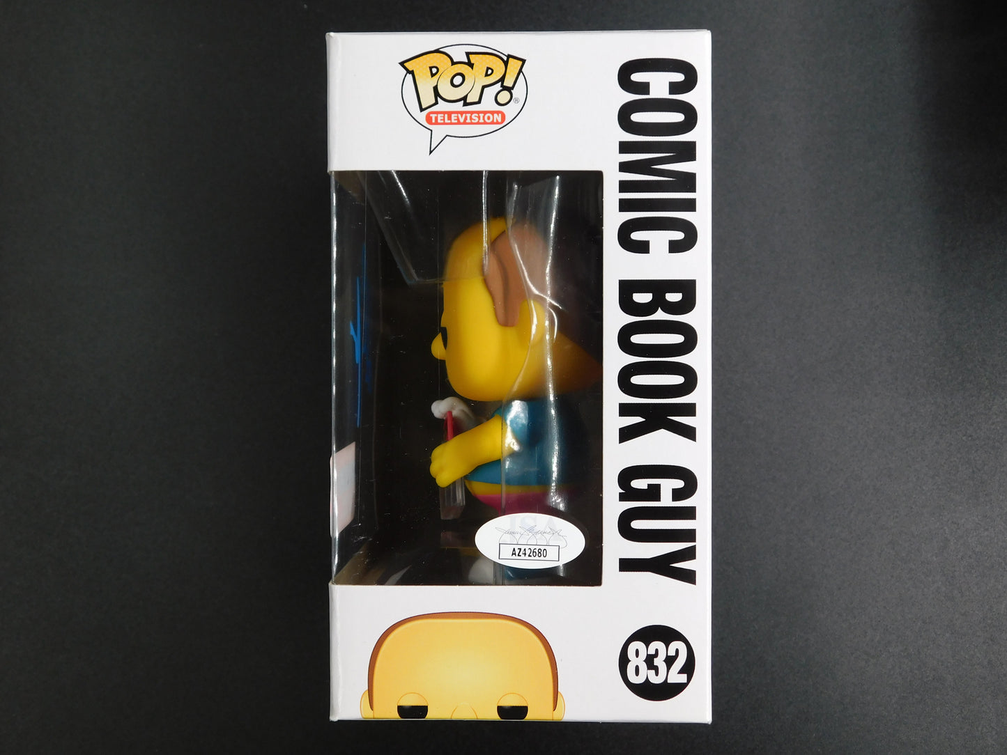 Hank Azaria Signed Autographed Funko Pop 832 Comic Book Guy The Simpsons JSA COA
