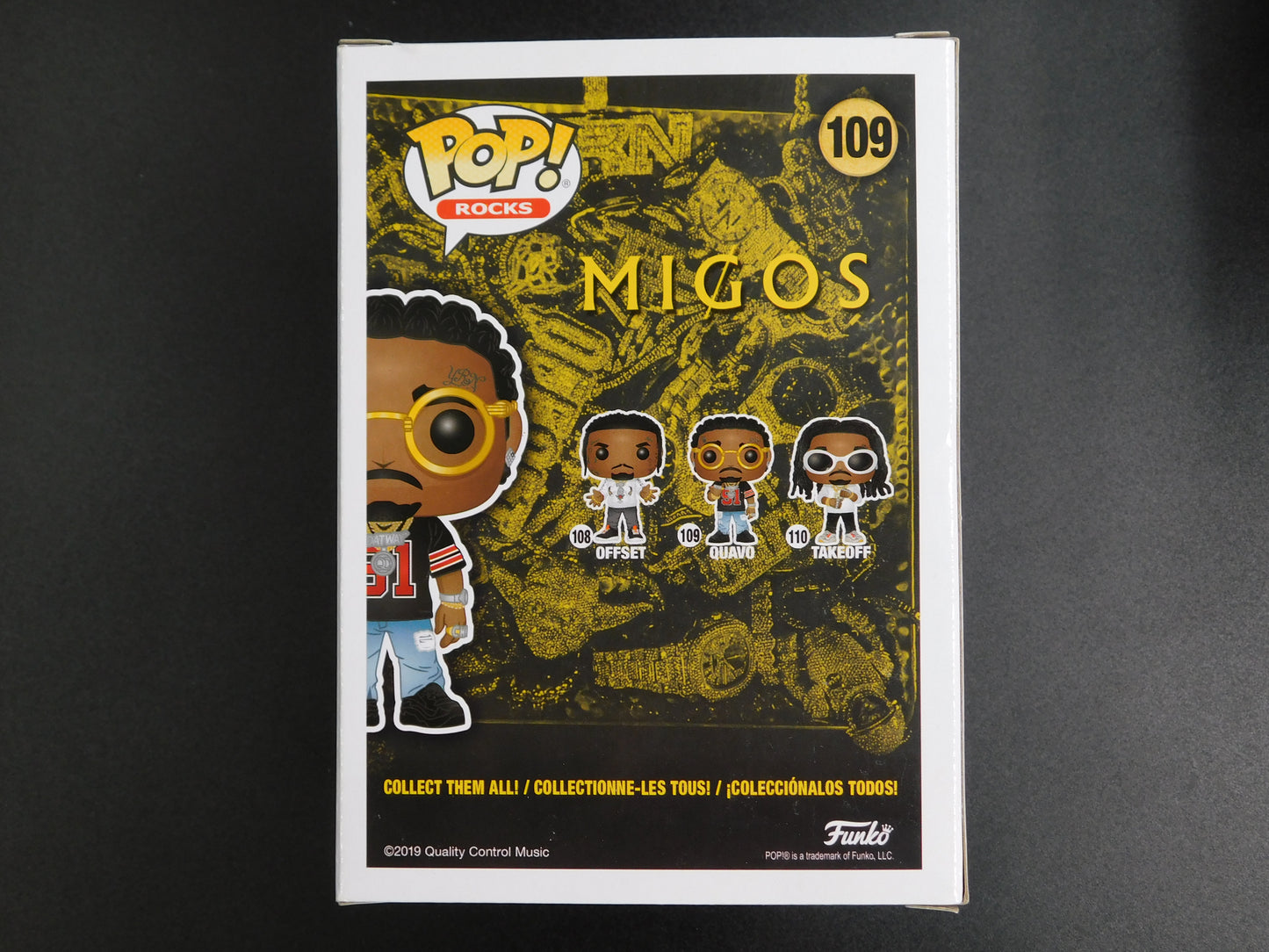 Quavo Signed Autographed Funko Pop 109 Migos Huncho Quality Control JSA COA