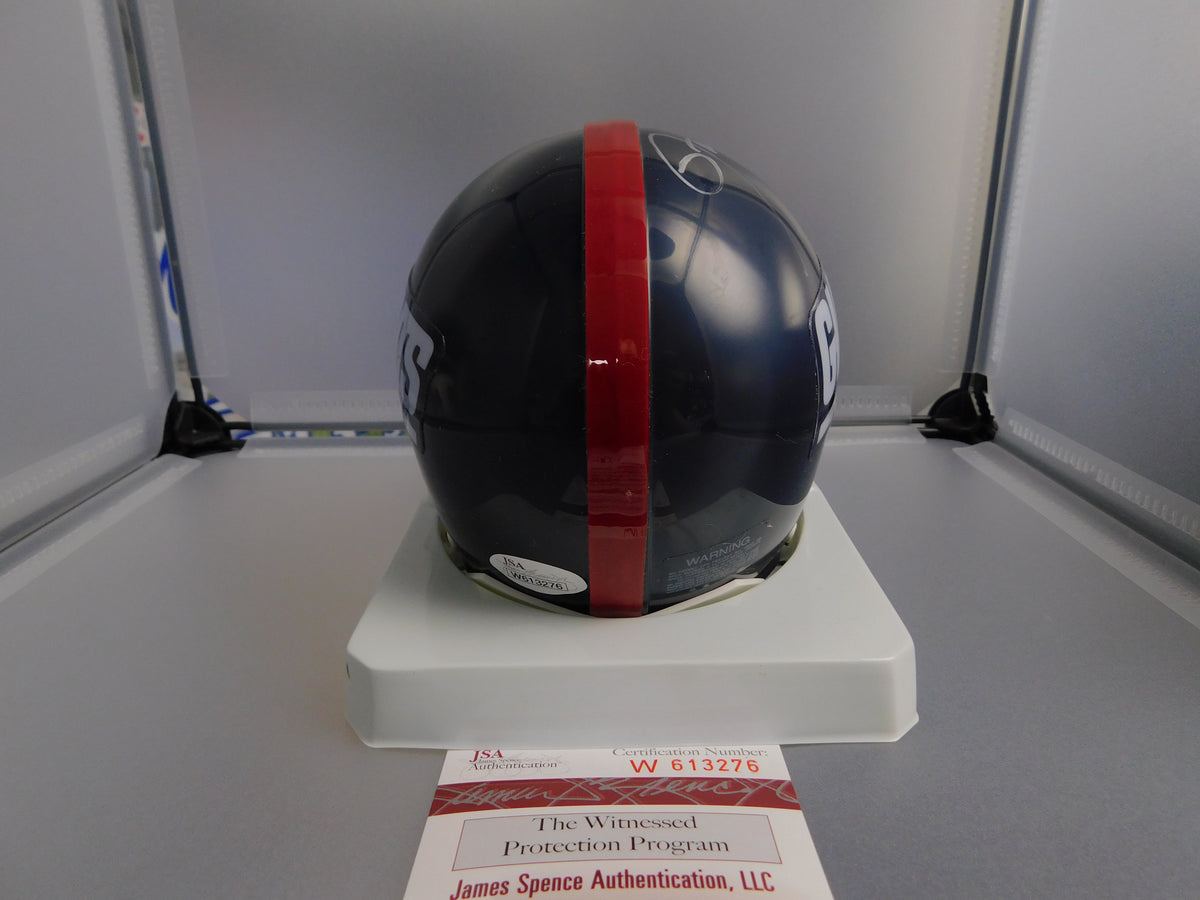 Lawrence Taylor Signed Autographed New York Giants Throwback VSR4 Mini Helmet JSA COA
