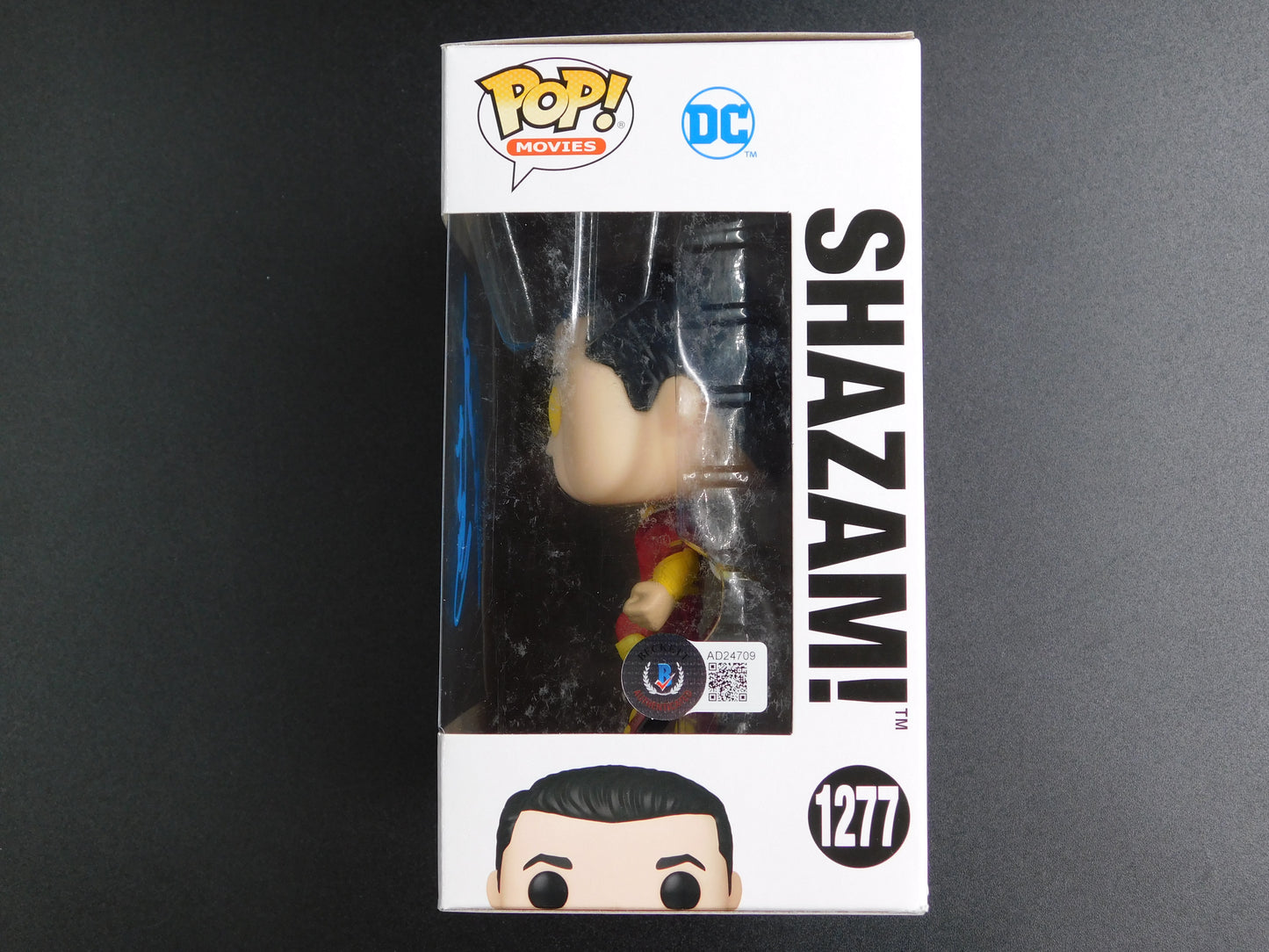 Zachary Levi Signed Autographed Funko Pop 1277 Shazam DC Superhero BAS COA