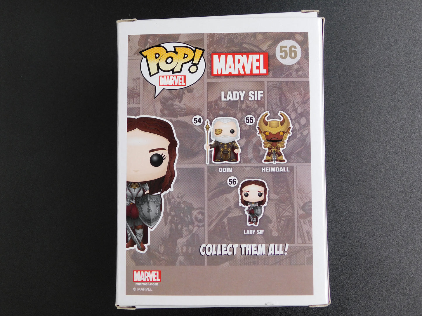 Jaimie Alexander Signed Autographed Funko Pop 56 Lady Sif Marvel Thor JSA COA A