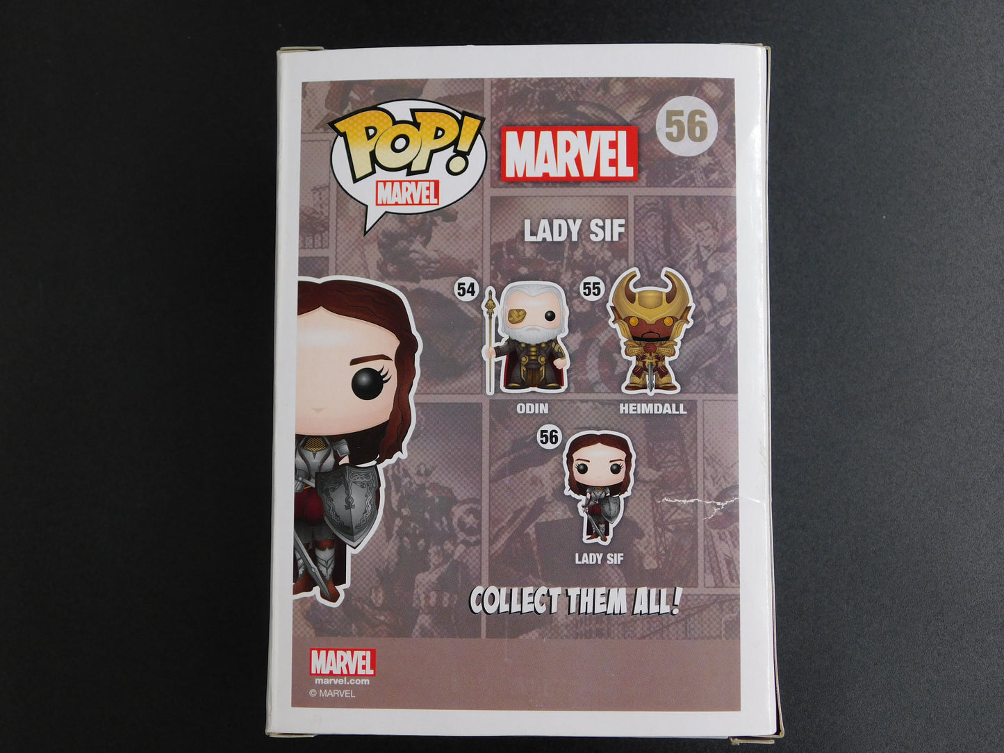 Jaimie Alexander Signed Autographed Funko Pop 56 Lady Sif Marvel Thor JSA COA D