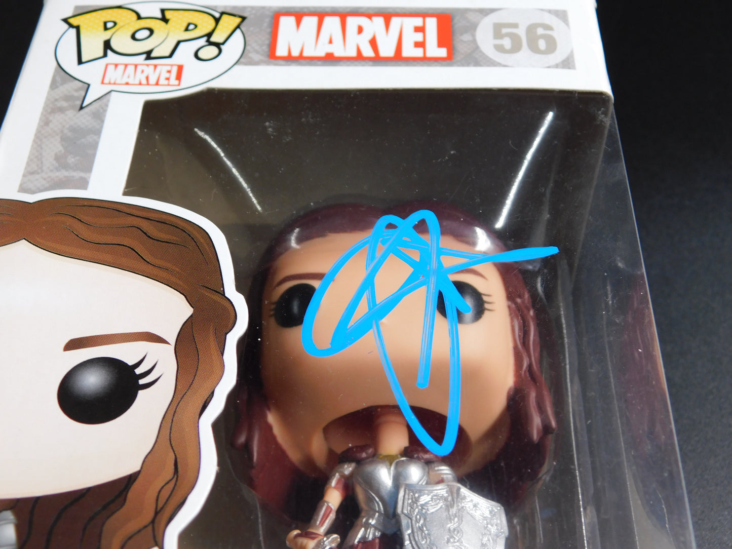 Jaimie Alexander Signed Autographed Funko Pop 56 Lady Sif Marvel Thor JSA COA F