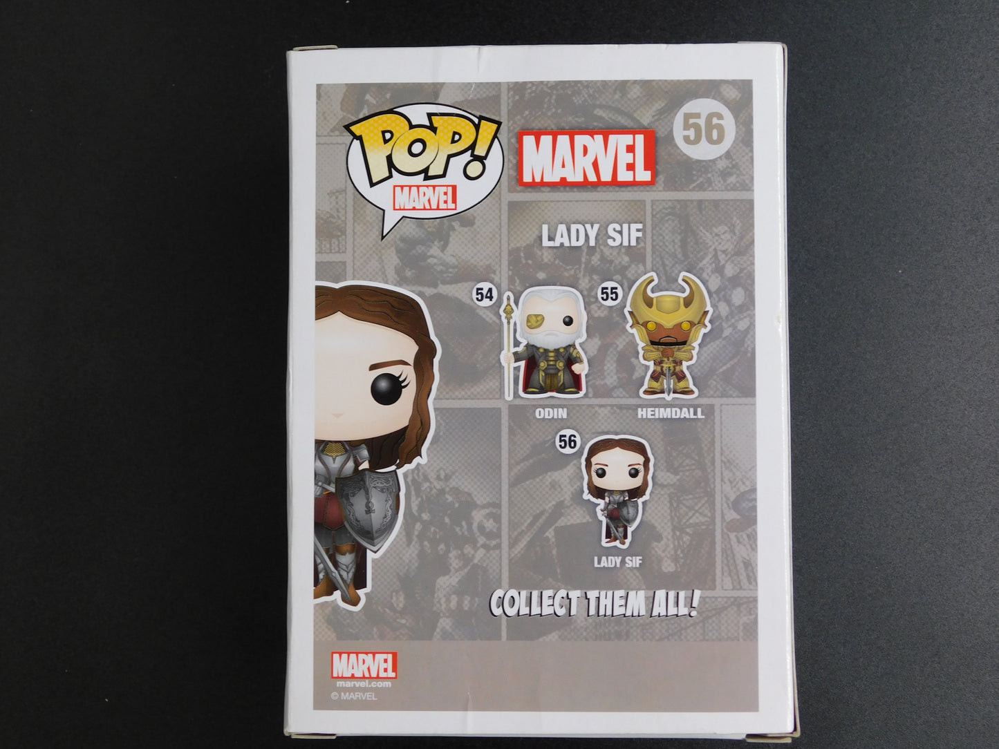 Jaimie Alexander Signed Autographed Funko Pop 56 Lady Sif Marvel Thor JSA COA F