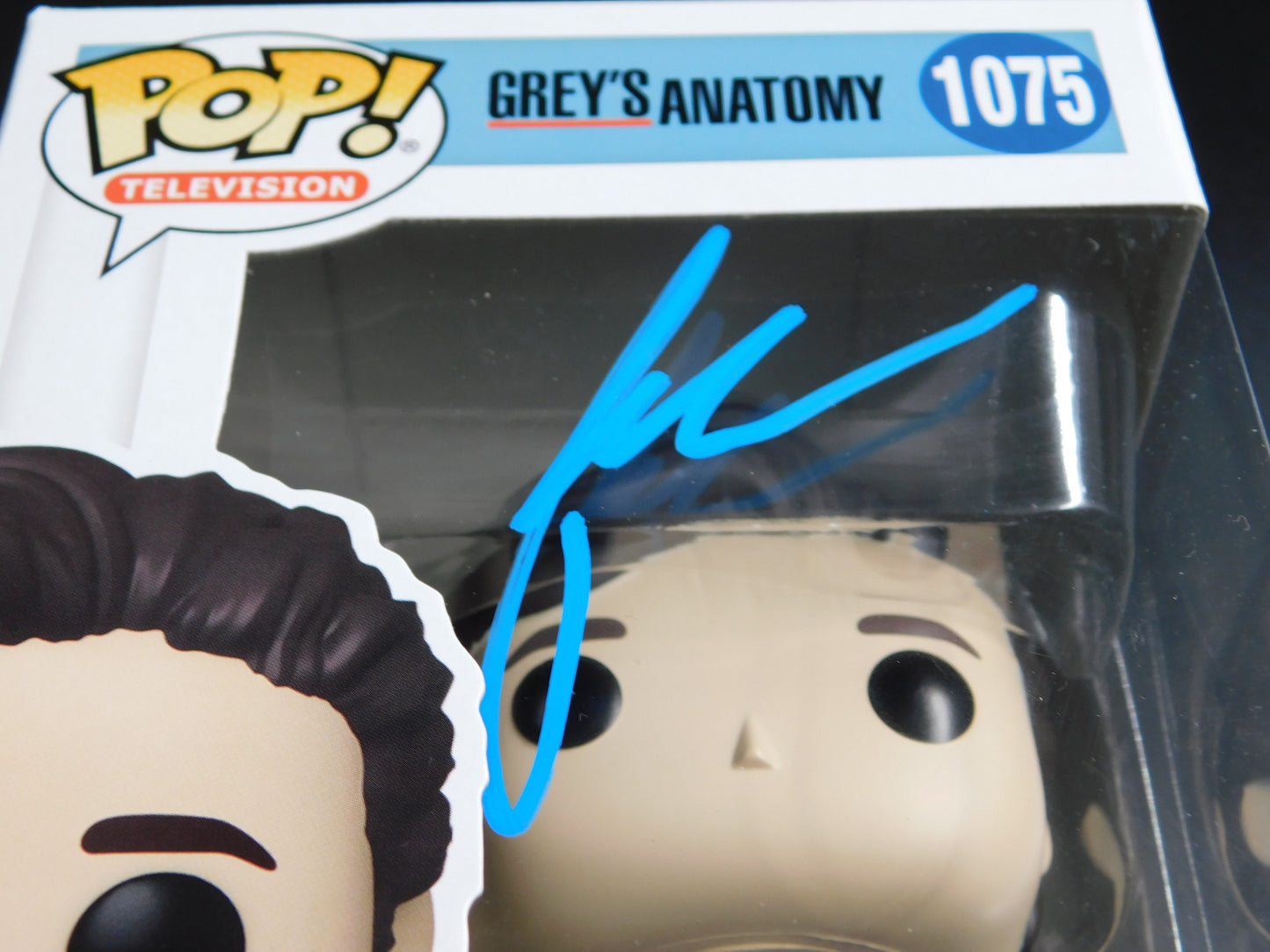 Patrick Dempsey Signed Autographed Funko Pop 1075 Derek Shepherd Grey's Anatomy JSA COA A