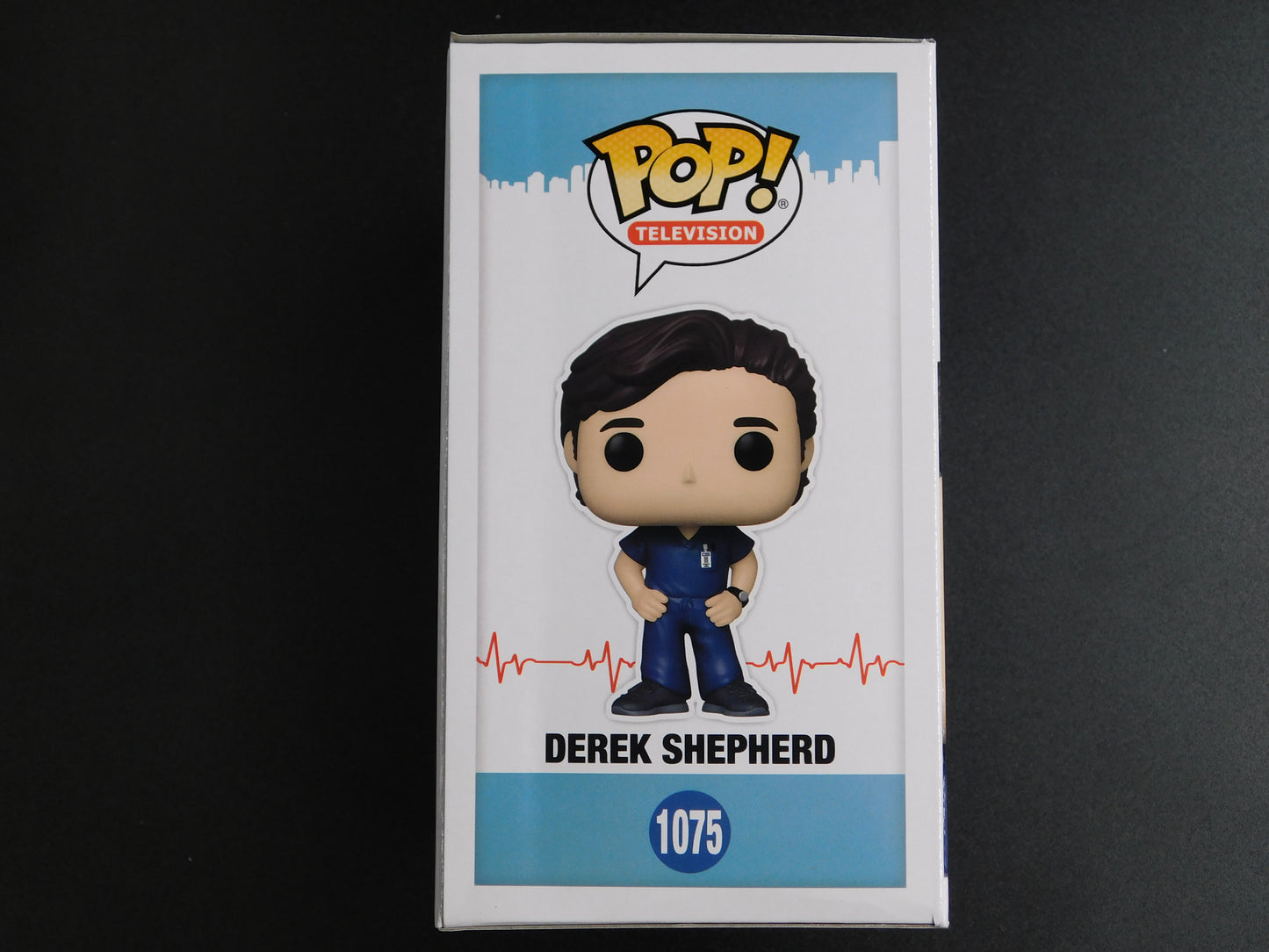 Patrick Dempsey Signed Autographed Funko Pop 1075 Derek Shepherd Grey's Anatomy JSA COA A