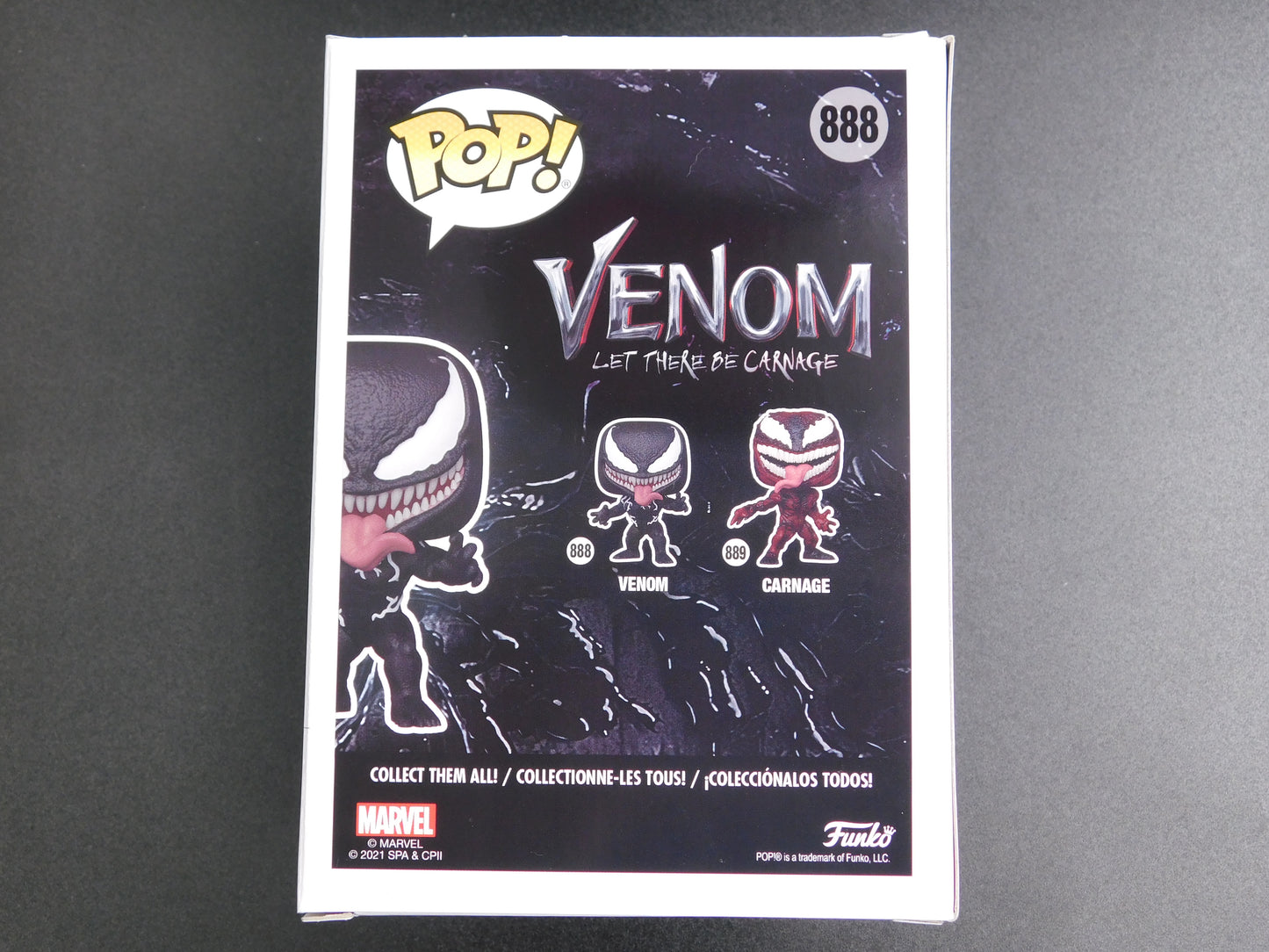 Tom Hardy Signed Autographed Funko Pop 888 Venom Eddie Brock Carnage JSA COA A