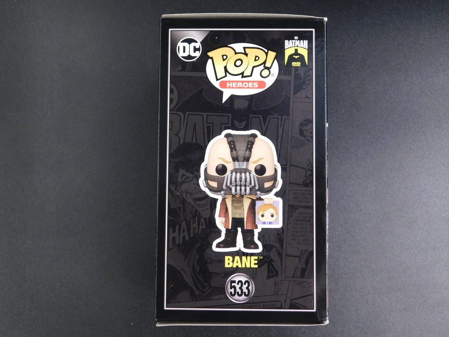 Tom Hardy Signed Autographed Funko Pop 533 Bane Batman The Dark Knight JSA COA B