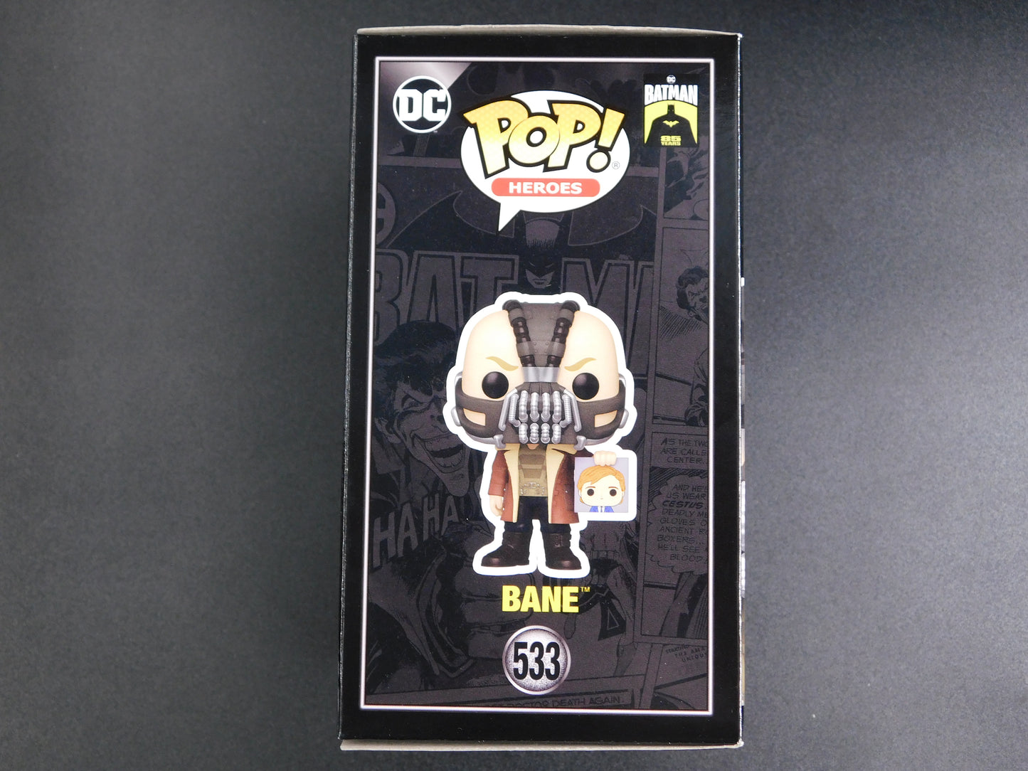 Tom Hardy Signed Autographed Funko Pop 533 Bane Batman The Dark Knight JSA COA E