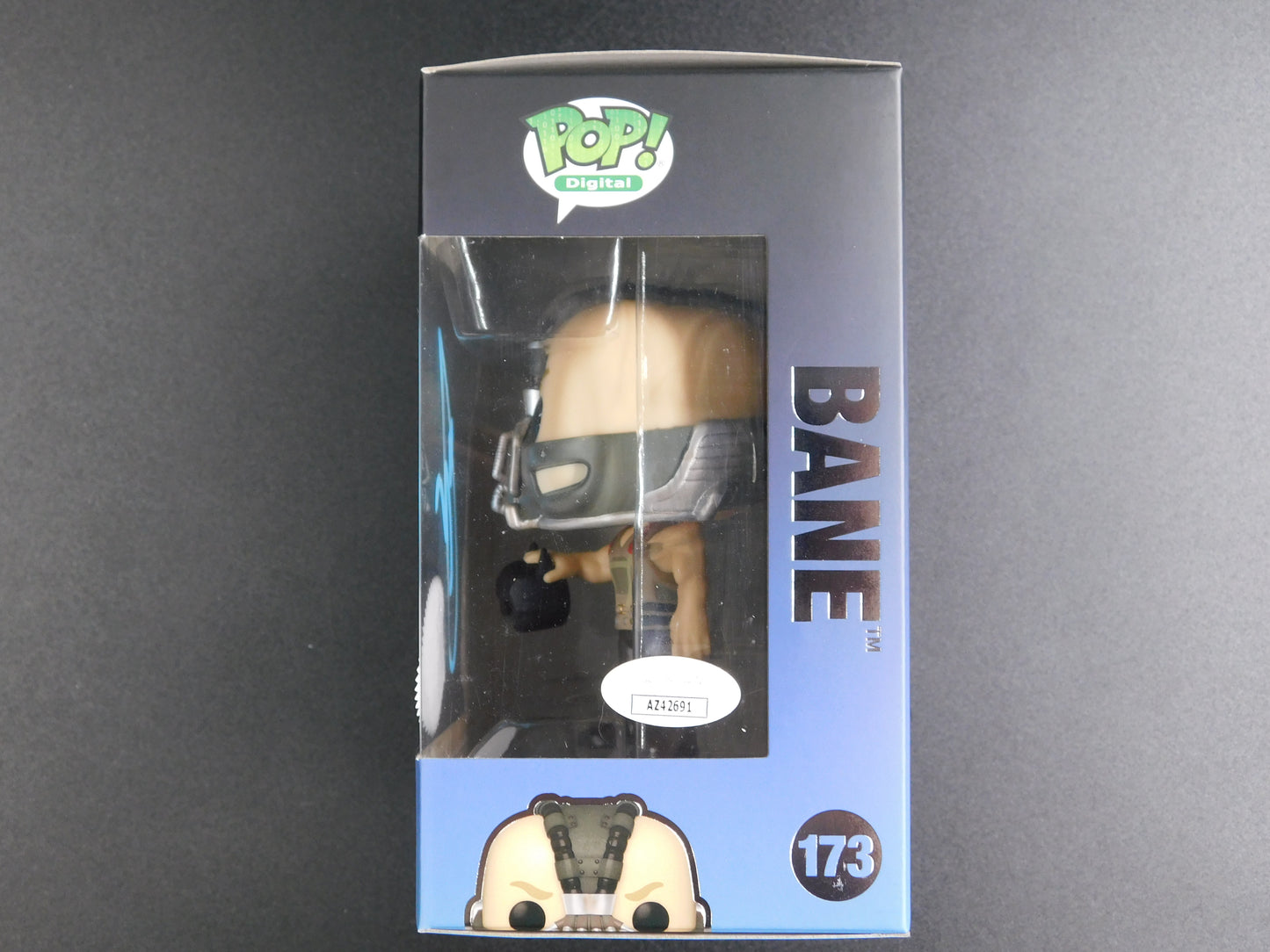 Tom Hardy Signed Autographed Funko Pop 173 NFT /1900 Bane Batman The Dark Knight JSA COA B