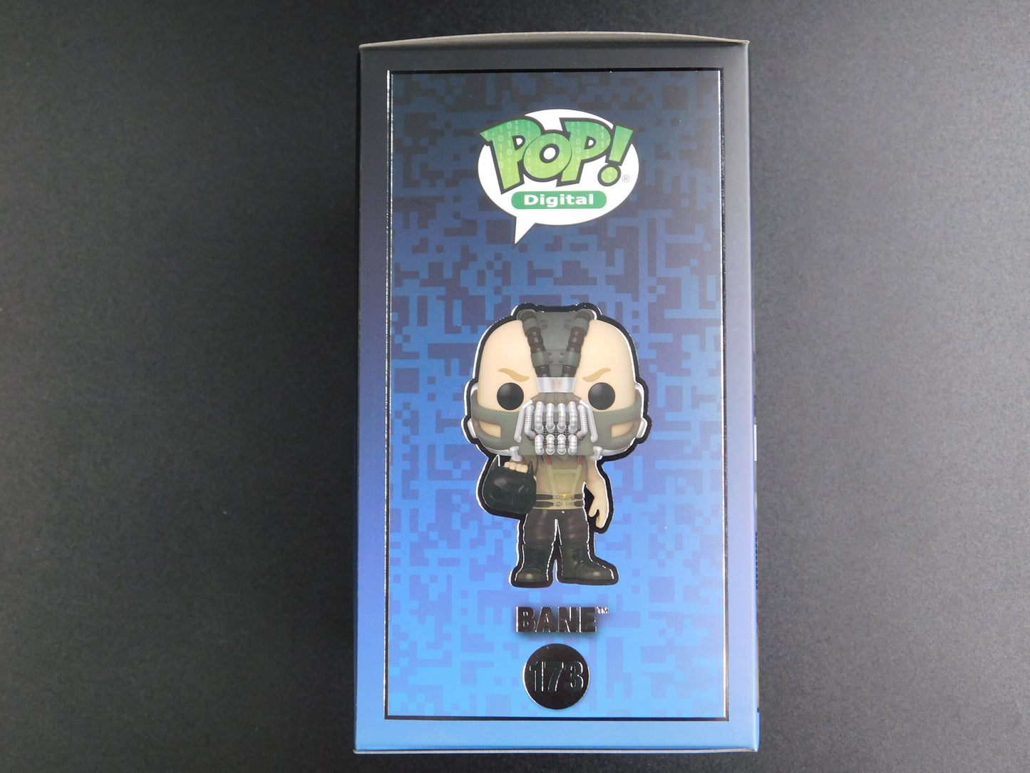 Tom Hardy Signed Autographed Funko Pop 173 NFT /1900 Bane Batman The Dark Knight JSA COA B