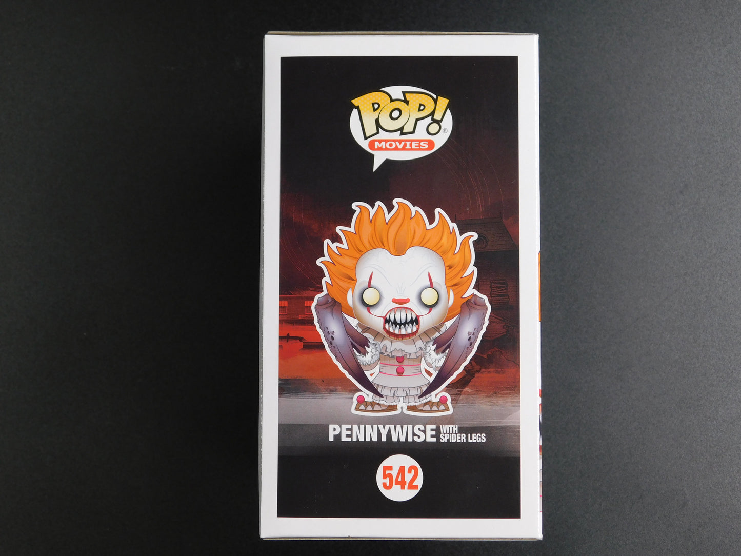 Bill Skarsgard Signed Autographed Funko Pop 542 Pennywise Spider Legs IT JSA COA