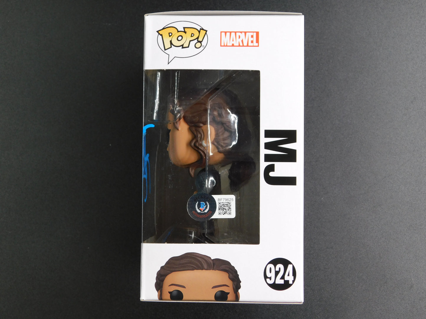 Zendaya Signed Autographed Funko Pop 924 MJ Mary Jane Spider-Man Marvel BAS COA