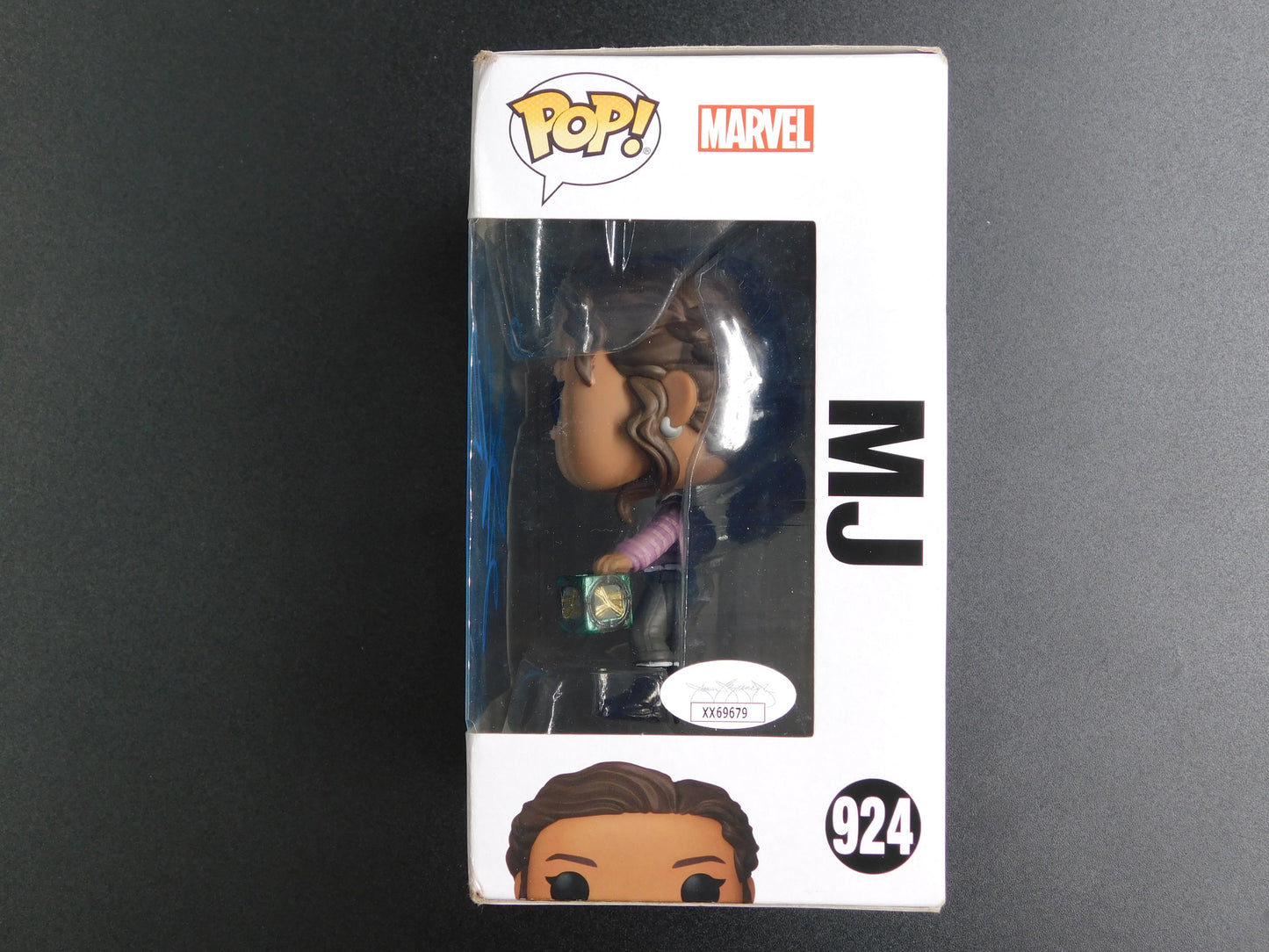 Zendaya Signed Autographed Funko Pop 924 MJ Mary Jane Spider-Man Marvel JSA LOA