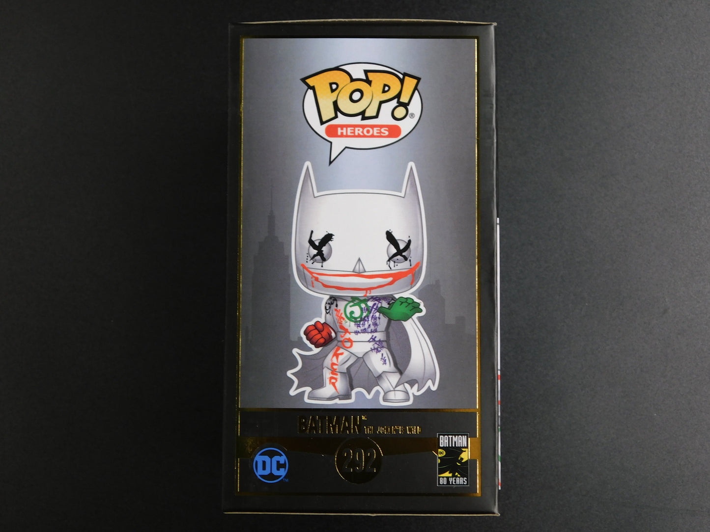 Christian Bale Signed Autographed Funko Pop 292 Batman The Joker Is Wild JSA COA