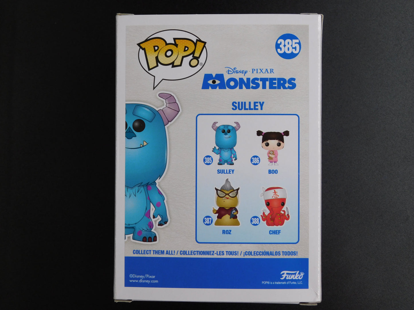 John Goodman Signed Autographed Funko Pop 385 Sulley Monsters Inc Disney PIXAR JSA COA