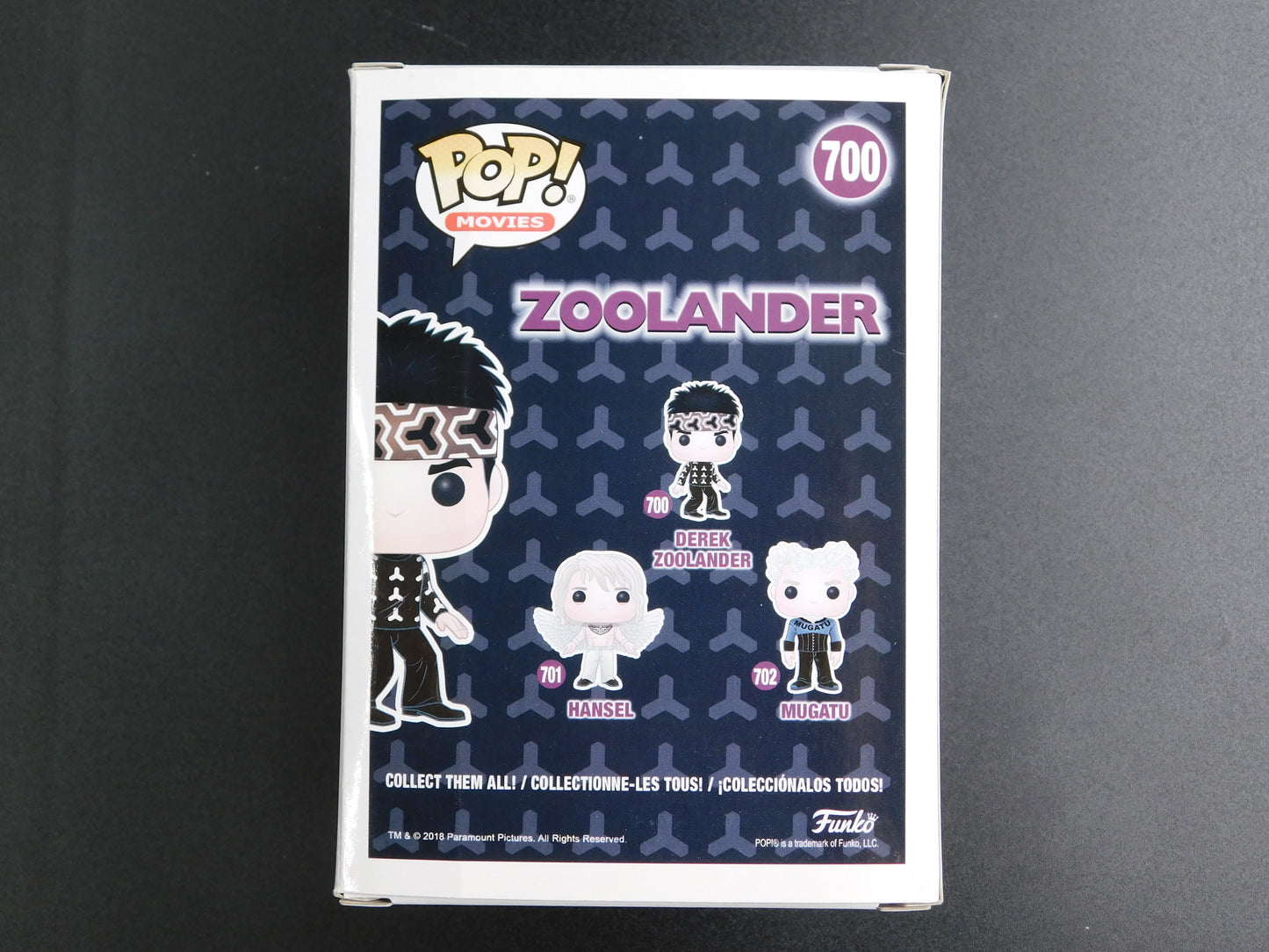 Ben Stiller Signed Autographed Funko Pop 700 Derek Zoolander Authentic JSA COA A