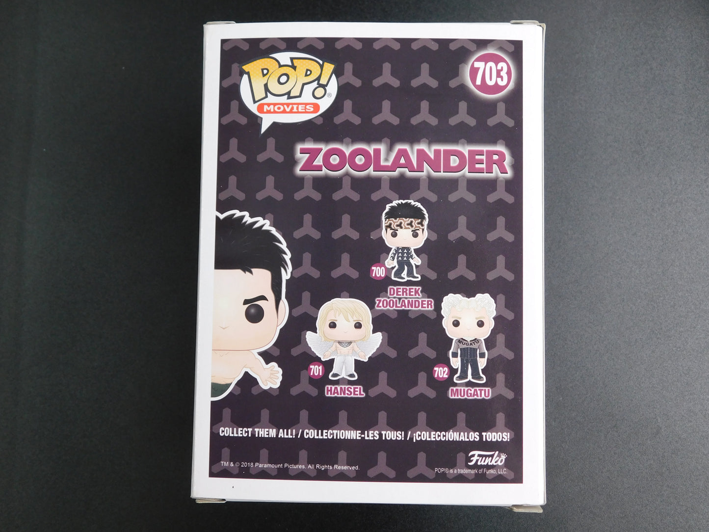 Ben Stiller Signed Autographed Funko Pop 703 Derek Zoolander Authentic JSA COA B