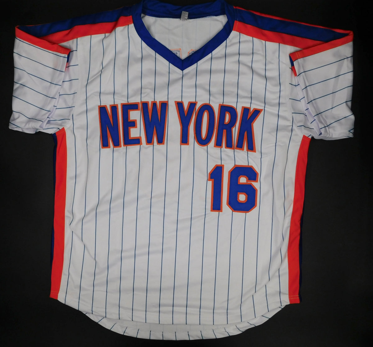 Dwight Doc Gooden Signed Autographed New York Mets Pinstripe Baseball Jersey JSA COA