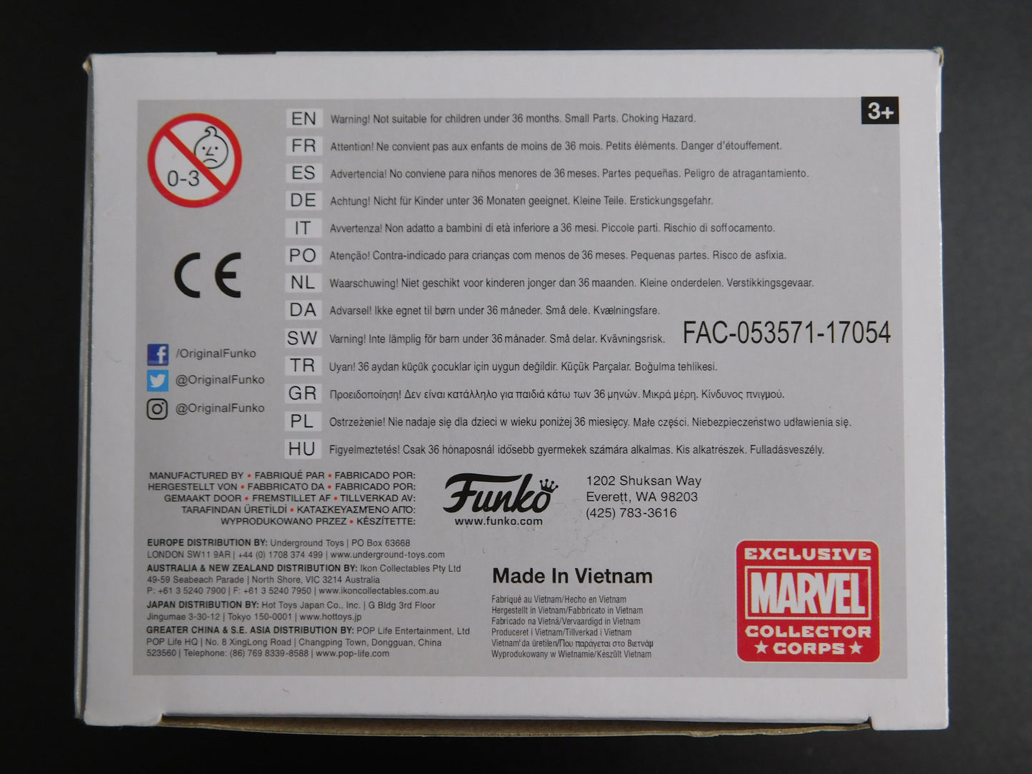 Bradley Cooper Signed Autographed Funko Pop 211 Rocket with Groot Marvel Guardians JSA COA A